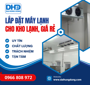Máy lạnh công nghiệp cho kho lạnh, giá rẻ