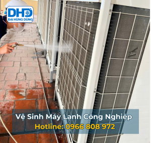 Vệ sinh máy lạnh công nghiệp Uy Tín, Giá Rẻ - Đại Hùng Dũng