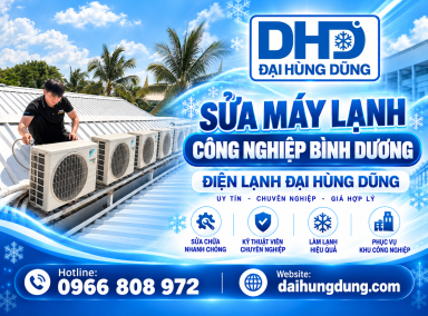 Sửa chữa máy lạnh công nghiệp Bình Dương
