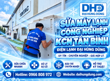 Sửa máy lạnh công nghiệp KCN Tân Bình