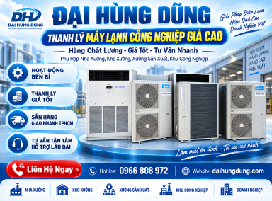 Thanh lý máy lạnh công nghiệp giá cao