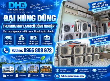 Thu mua máy lạnh cũ công nghiệp