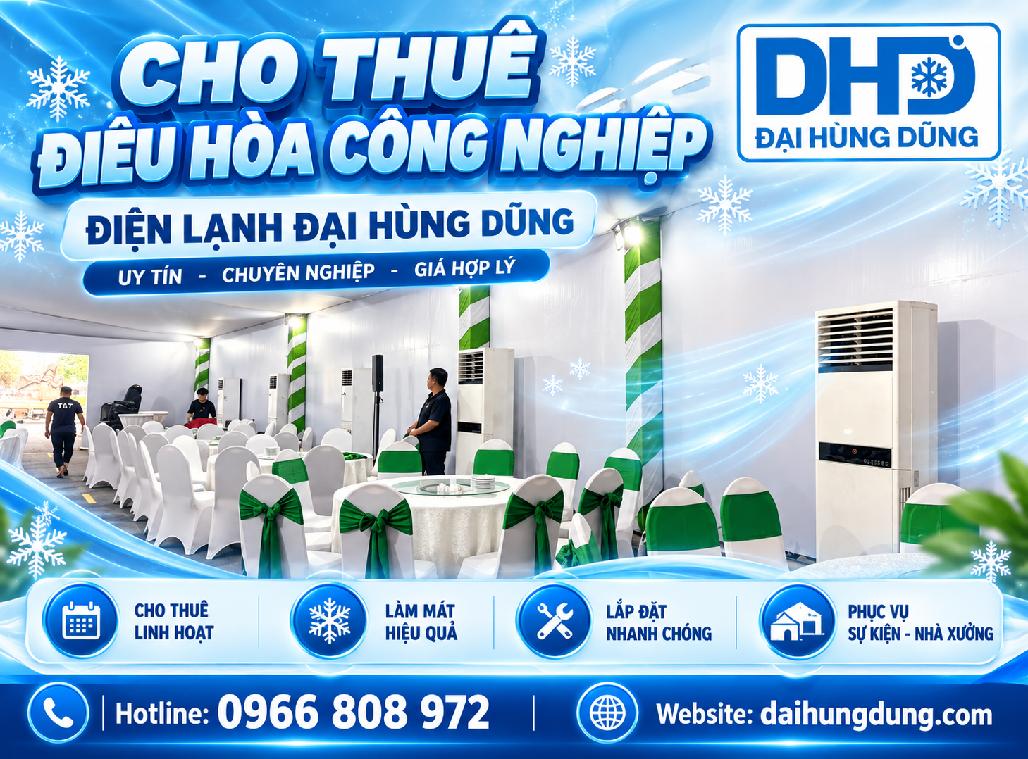 Cho Thuê Điều Hòa Công Nghiệp