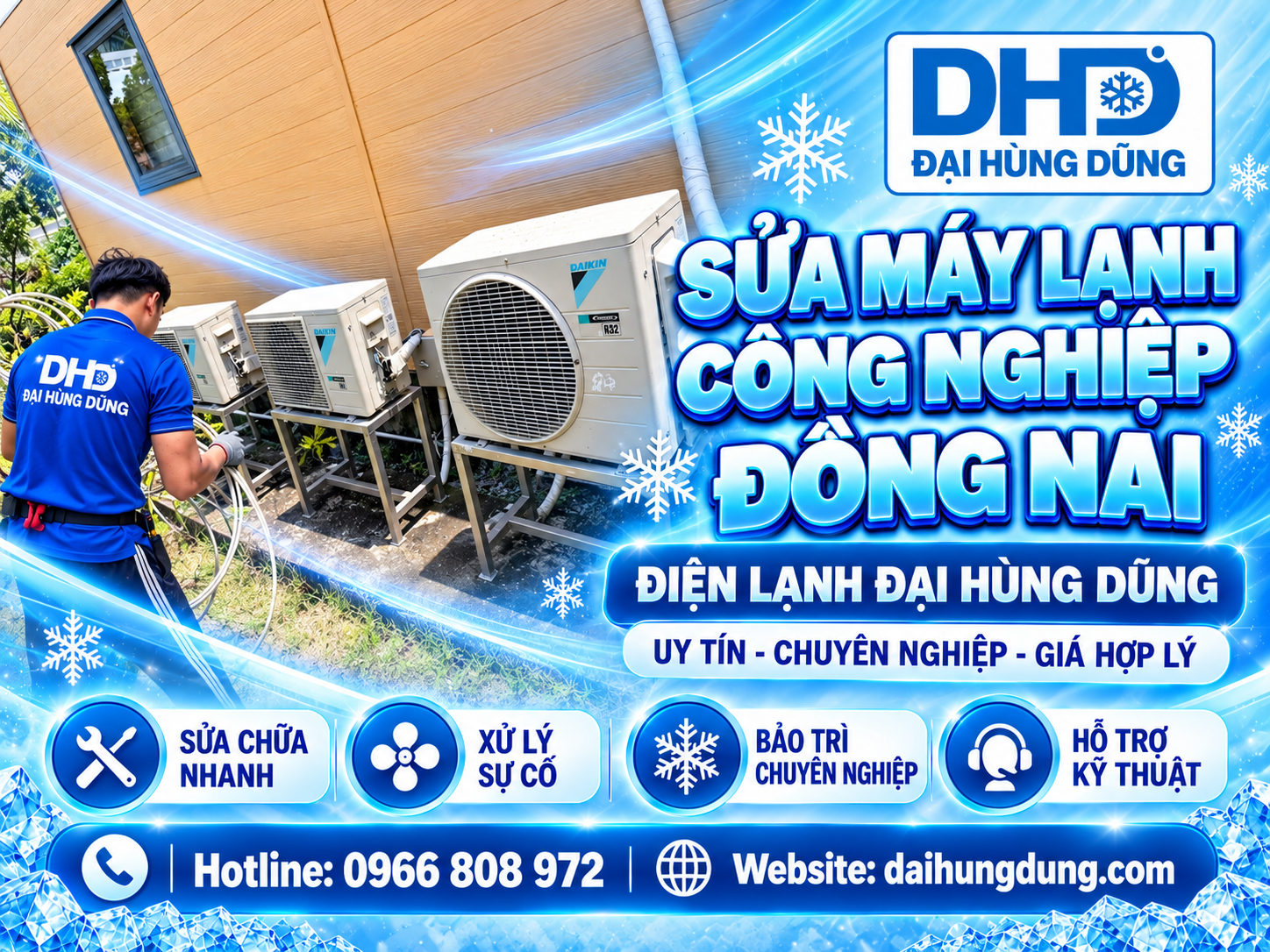 Sửa Chữa Máy Lạnh Công Nghiệp Đồng Nai