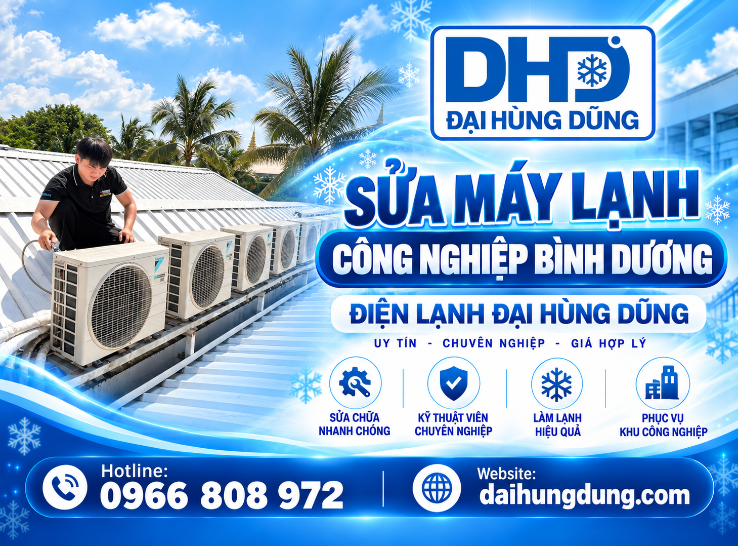 Sửa Chữa Máy Lạnh Công Nghiệp Bình Dương