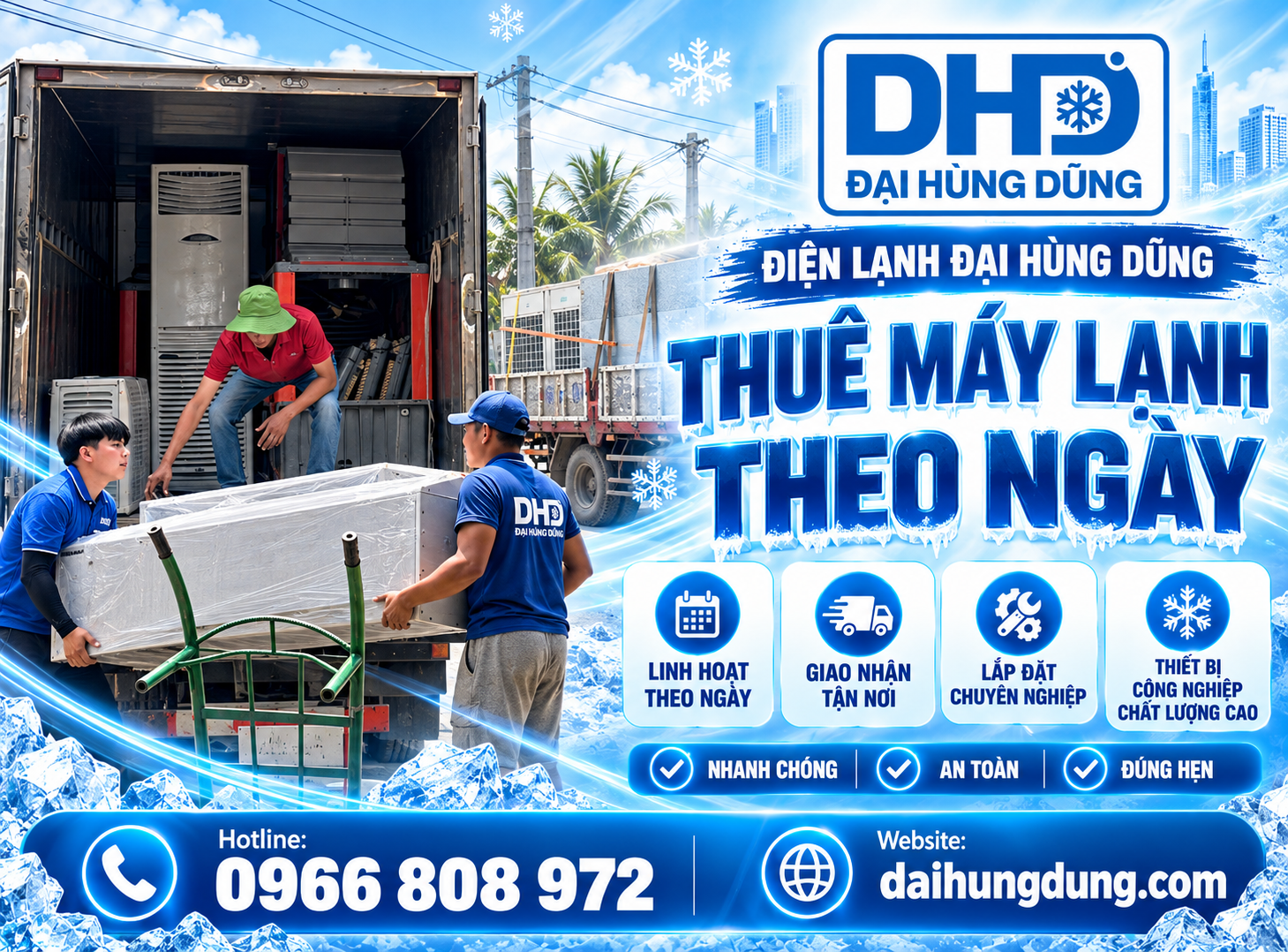 THUÊ MÁY LẠNH THEO NGÀY