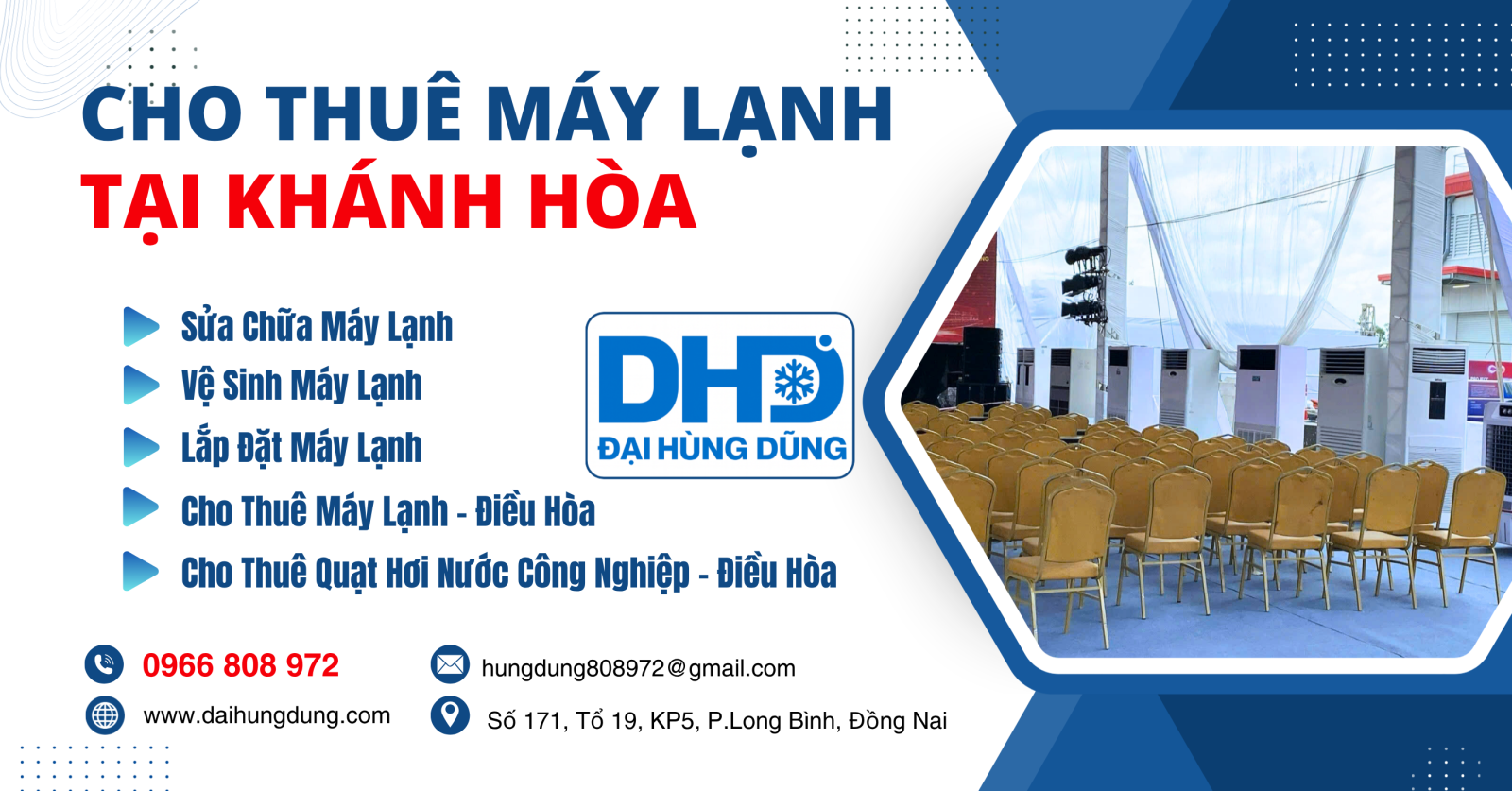 Cho Thuê Máy Lạnh Công Nghiệp Tại Khánh Hòa 