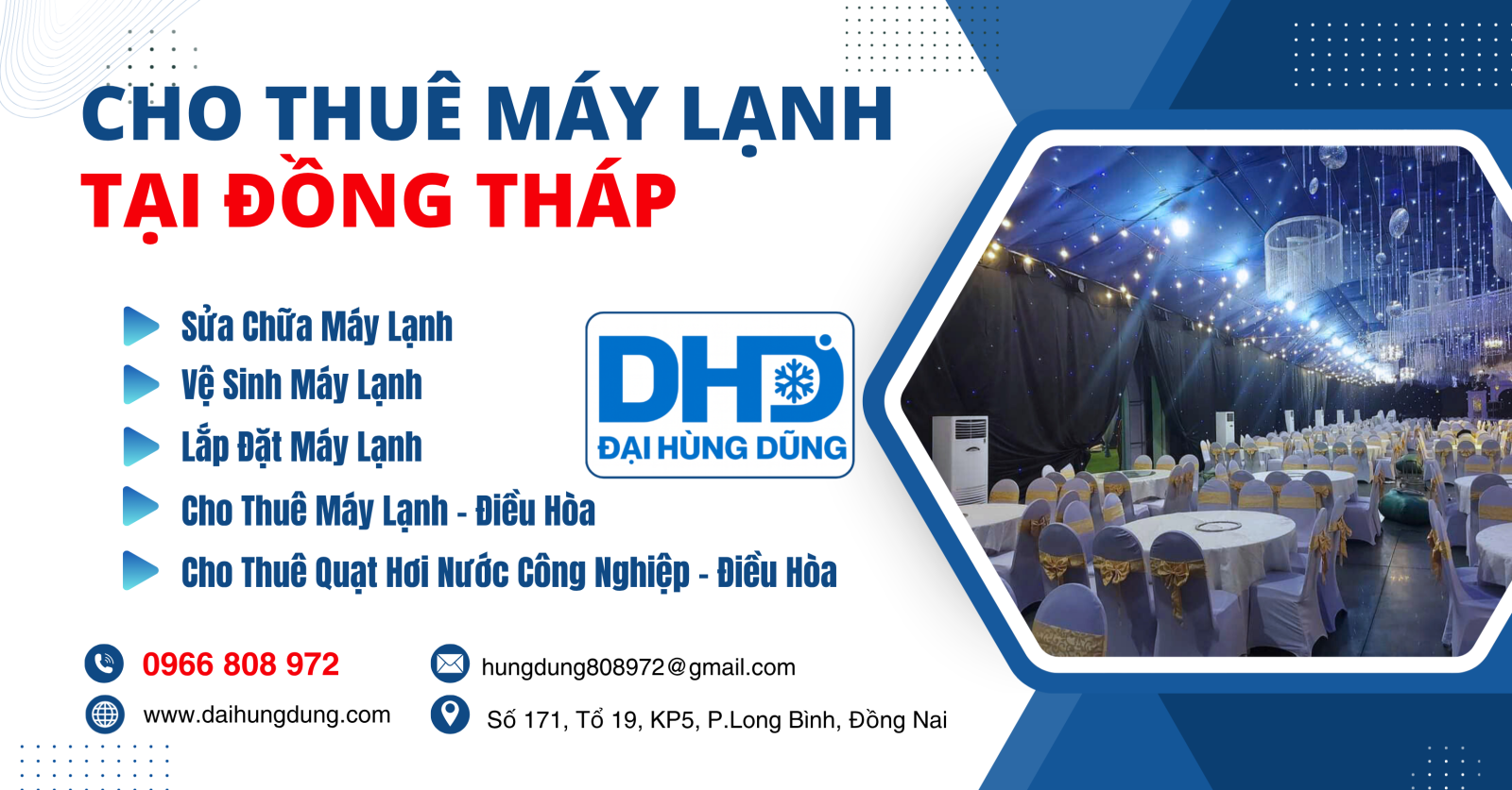 Cho Thuê Máy Lạnh Công Nghiệp Tại Đồng Tháp