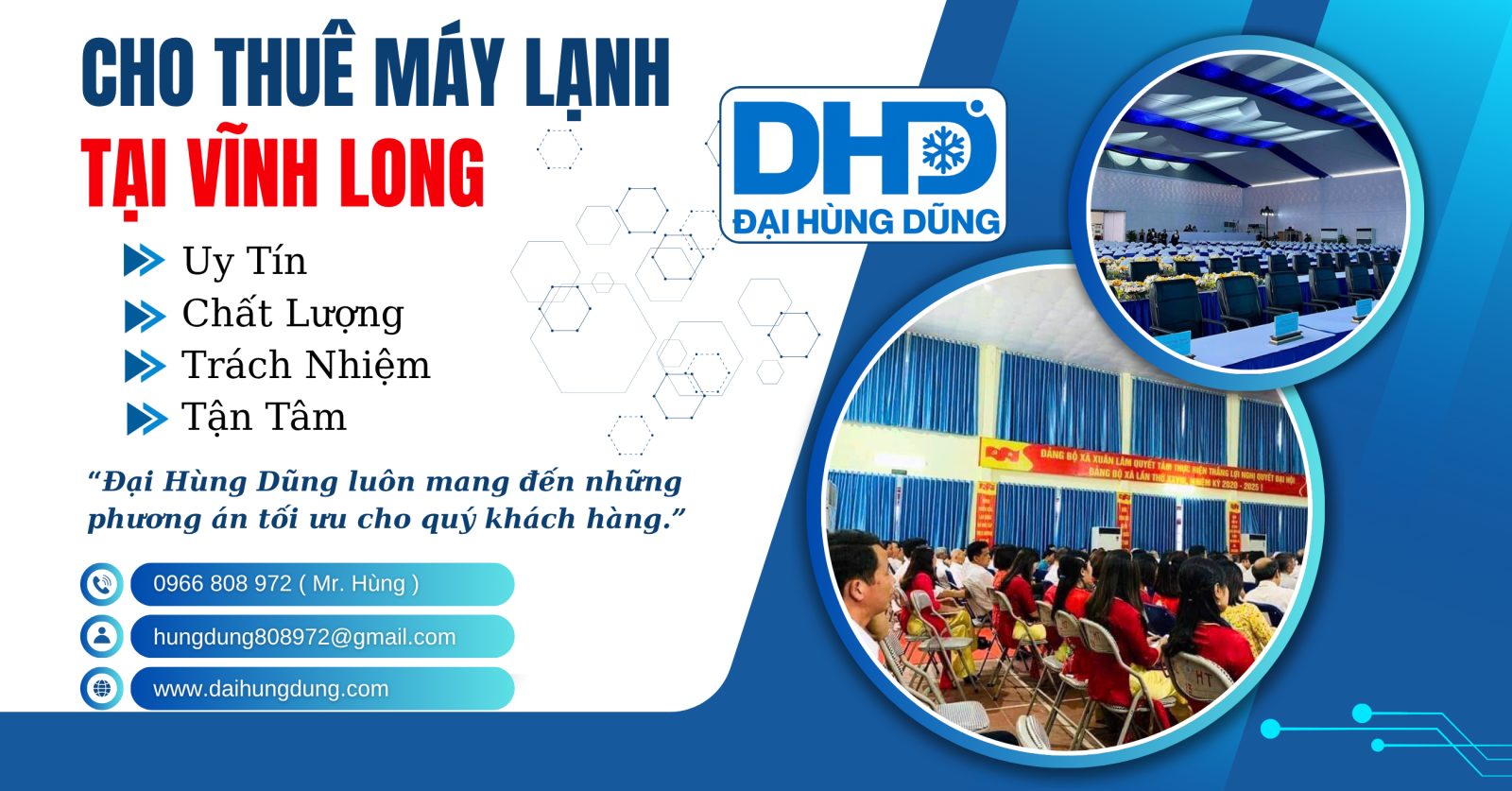 Cho Thuê Máy Lạnh Công Nghiệp Giá Rẻ Tại Vĩnh Long 