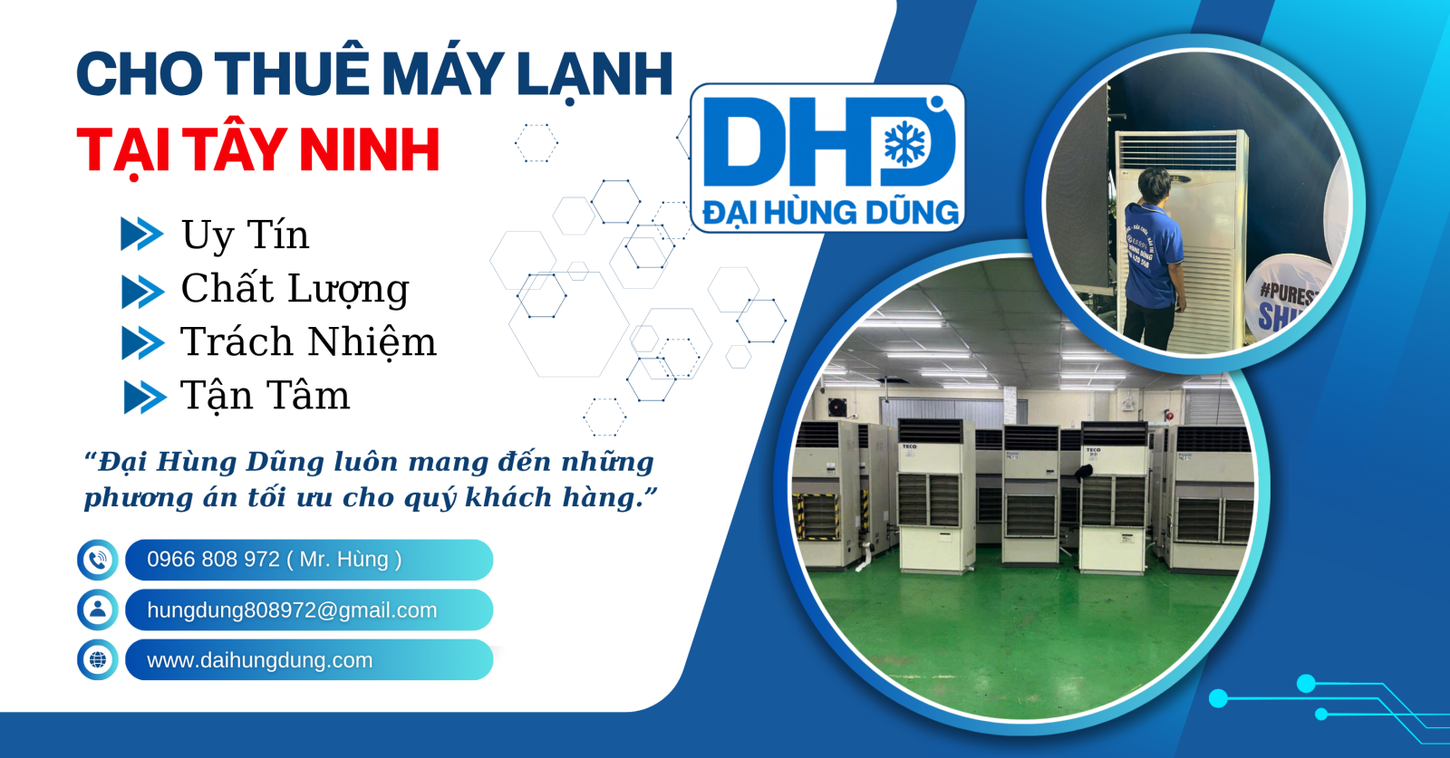 Cho Thuê Máy Lạnh Công Nghiệp Giá Rẻ tại Tây Ninh