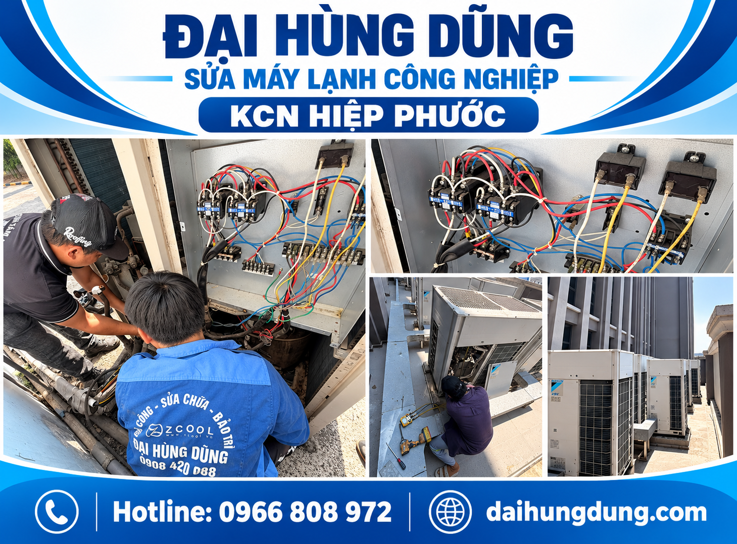 Sửa Máy Lạnh Công Nghiệp KCN Hiệp Phước