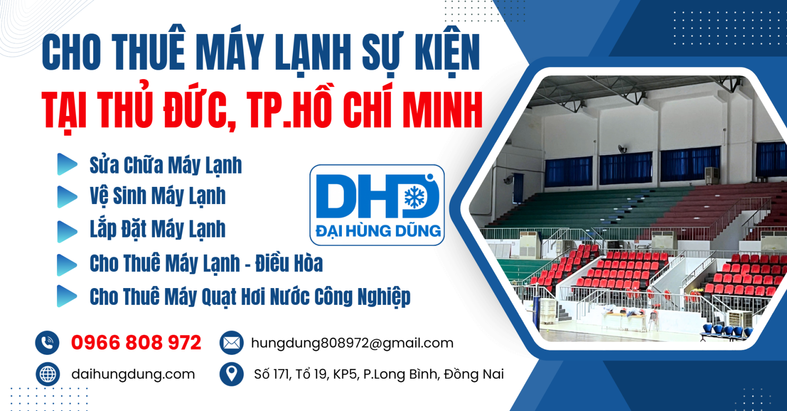 Cho Thuê Máy Lạnh Sự Kiện Tại Thủ Đức