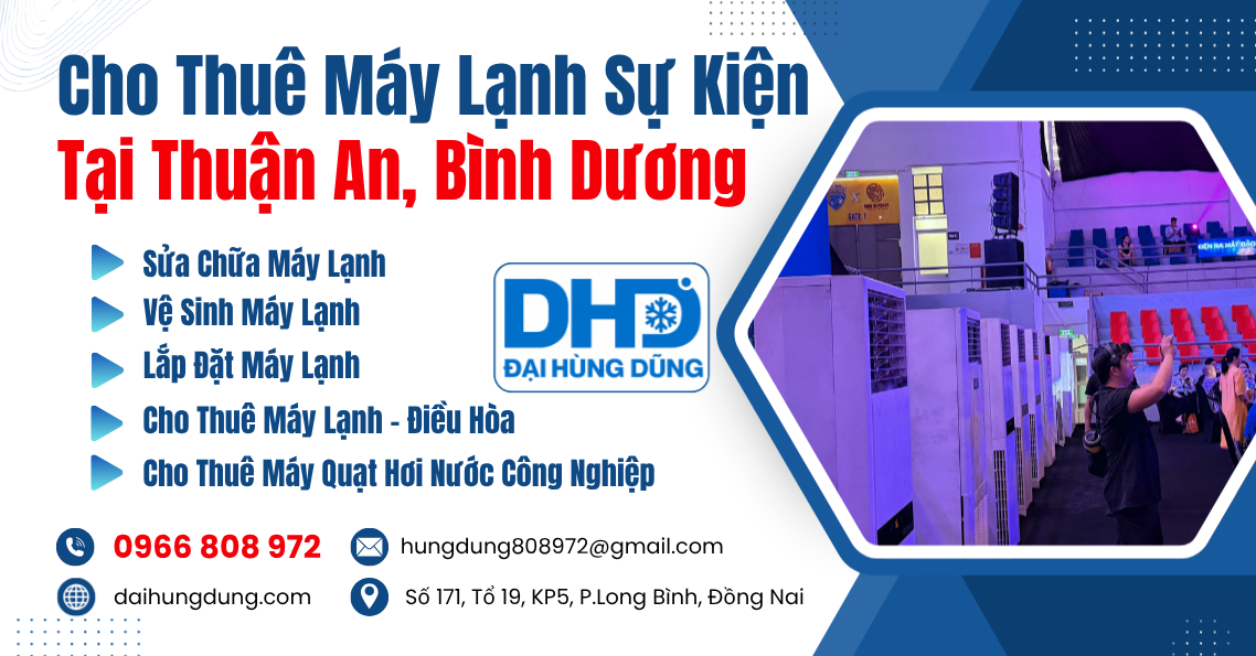Cho Thuê Máy Lạnh Sự Kiện Tại Thuận An