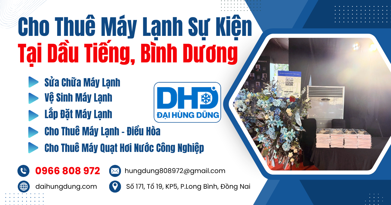Cho Thuê Máy Lạnh Sự Kiện Tại Dầu Tiếng
