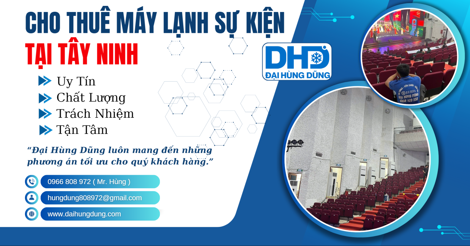 cho thuê máy lạnh sự kiện - công nghiệp tại Tây Ninh