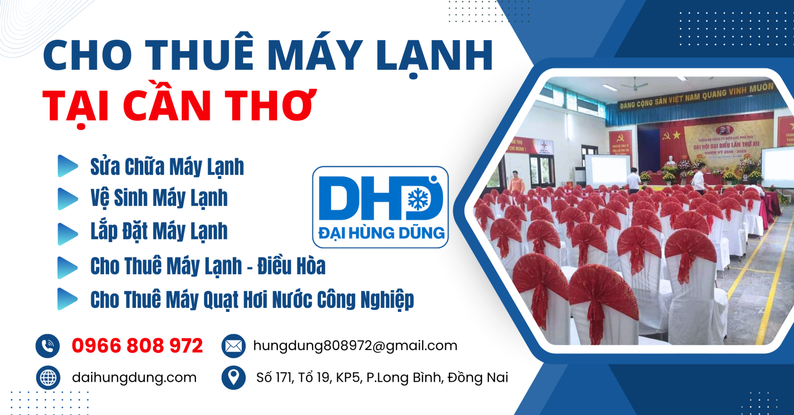 Cho Thuê Máy Lạnh Công Nghiệp Tại Cần Thơ 