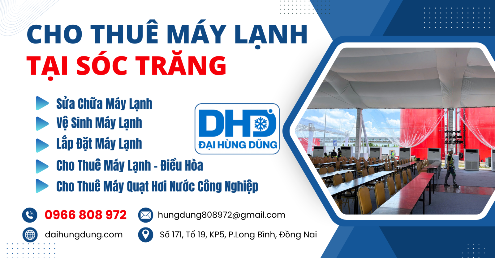 Cho Thuê Máy Lạnh Công Nghiệp Tại Sóc Trăng 