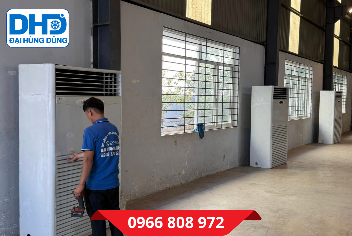 Cho Thuê Máy Lạnh Đứng Công Nghiệp Tại Nhơn Trạch