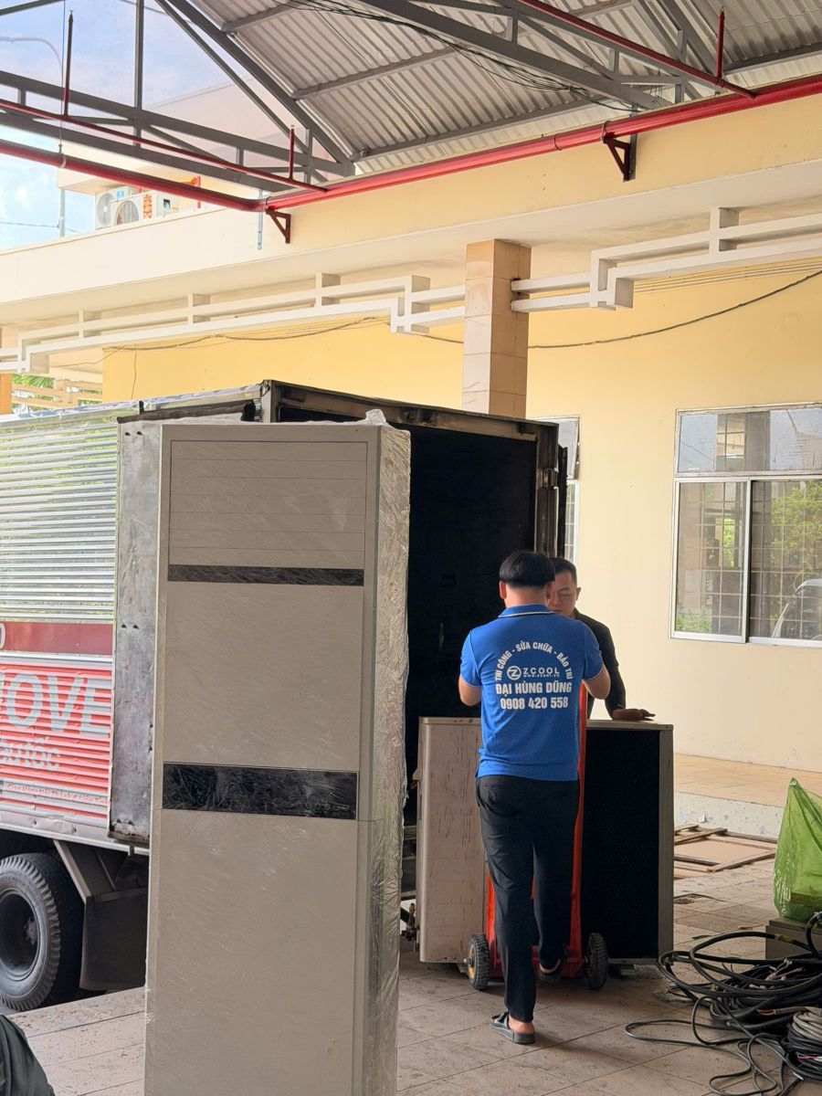 Cho Thuê Máy Lạnh Công Nghiệp TPHCM - Quy Trình Di Chuyển Lắp Đặt Tận Nơi