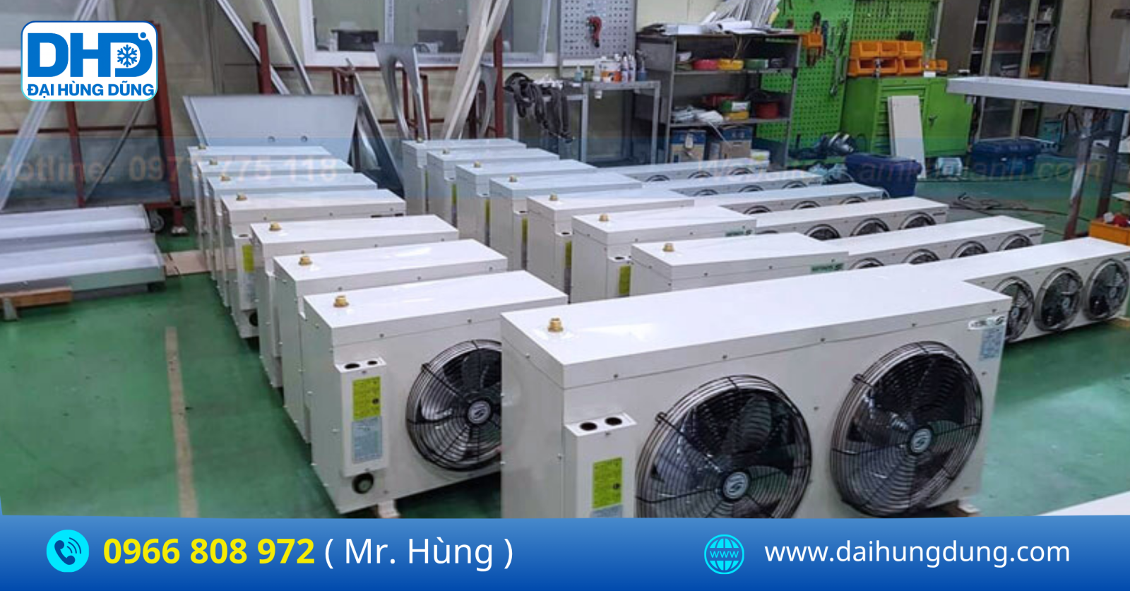 Kho Hàng Máy Lạnh Tủ Đứng Giá Rẻ Tại Điện Lạnh Đại Hùng Dũng Đồng Nai