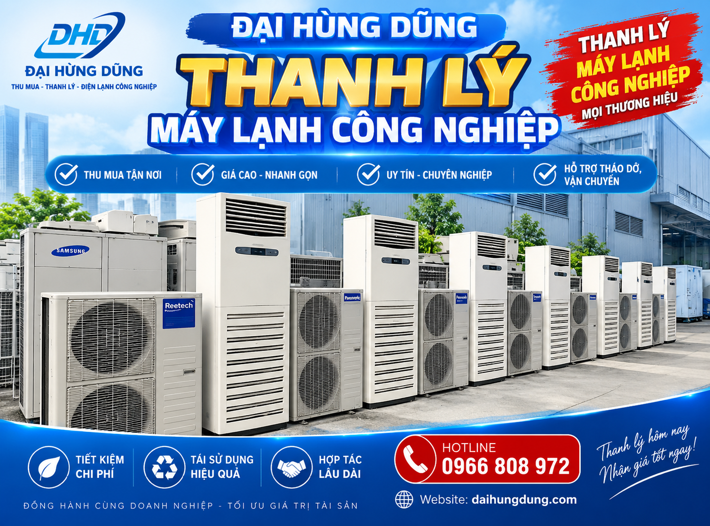 Thanh Lý Máy Lạnh Công Nghiệp