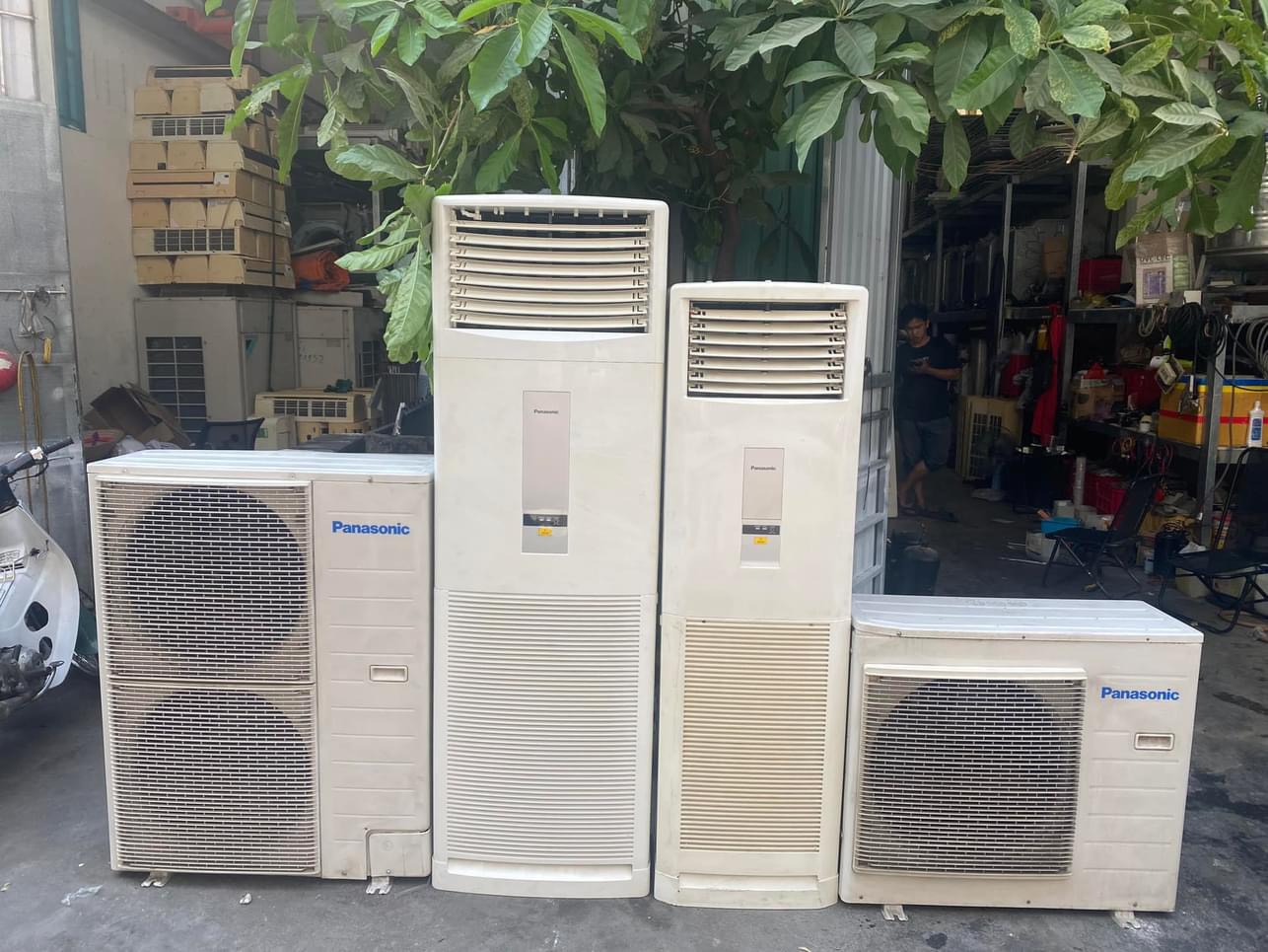 Thanh Lý Máy Lạnh Tủ Đứng Giá Rẻ - Bộ Máy Lạnh Tủ Đứng Panasonic Tại Điện Lạnh Đại Hùng Dũng