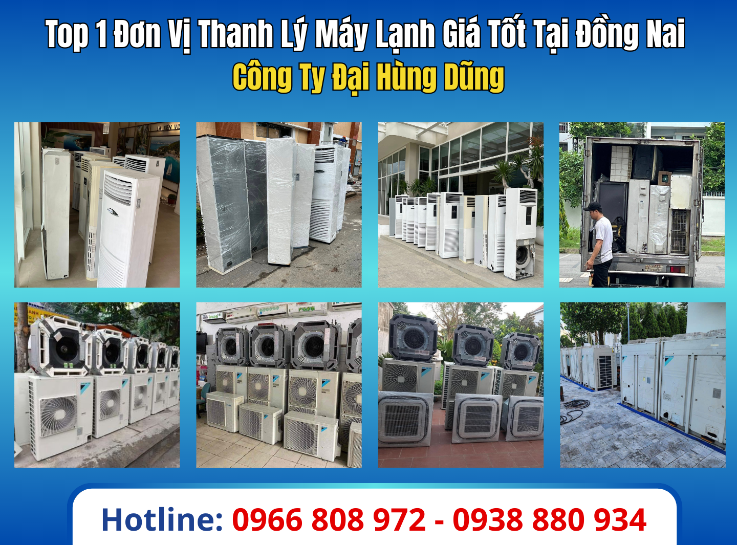 Top 1 Đơn Vị Thanh Lý Máy Lạnh Giá Tốt Tại Đồng Nai