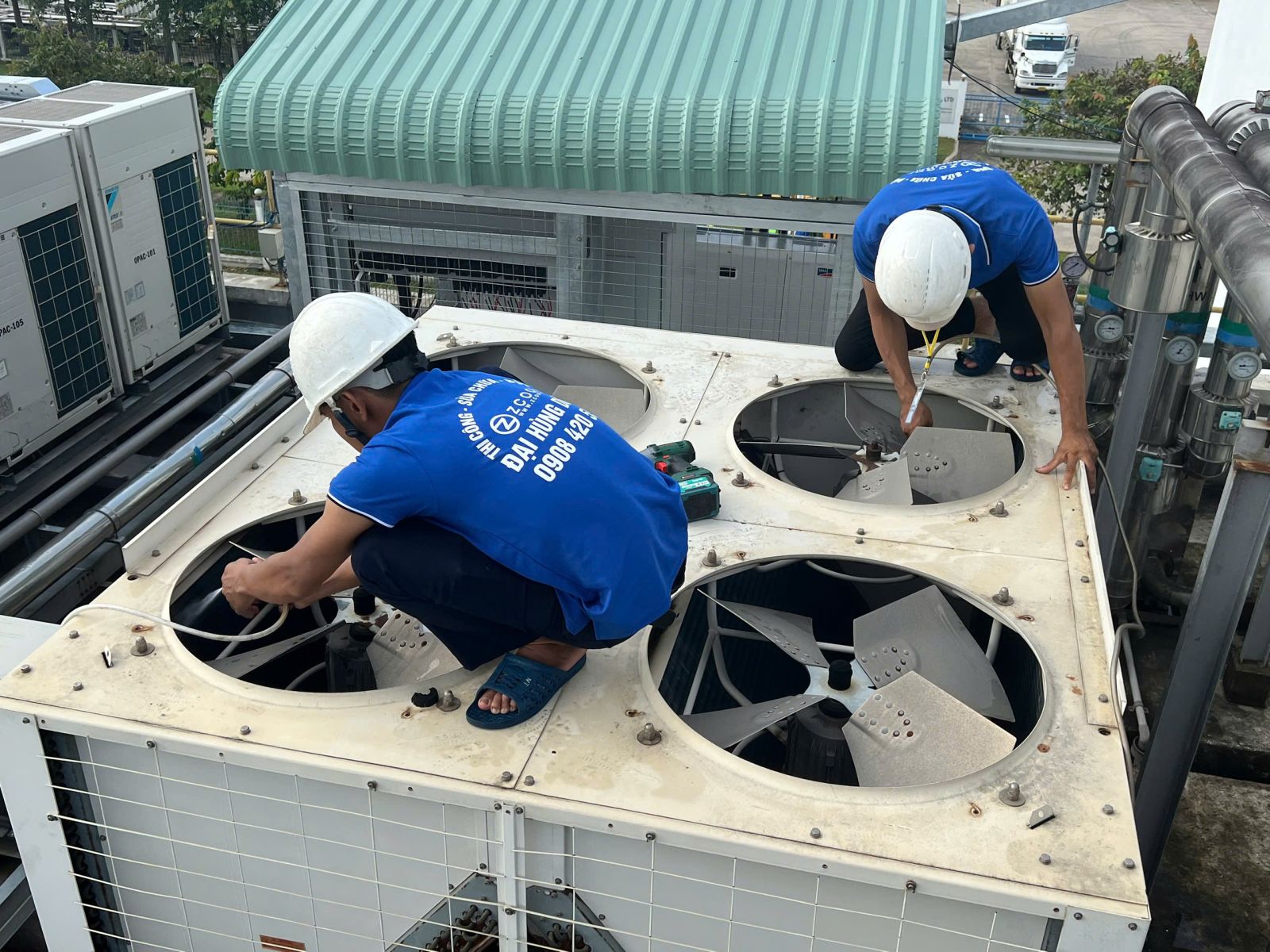 Sửa Chữa Hệ Thống Thông Gió AHU/FCU